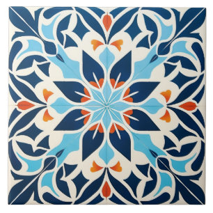 Cool Moroccan style pattern Ceramic Tile