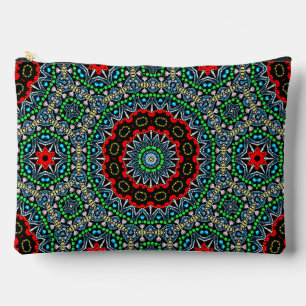 Cool Moroccan Themed Mandala Pattern Accessory Pouch