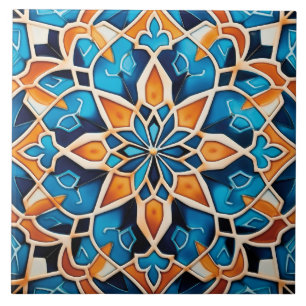 Cool Moroccan themed pattern  Ceramic Tile