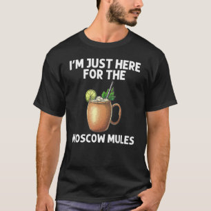 Cool Moscow Mule For Men Women Mug Vodka Cocktail T-Shirt