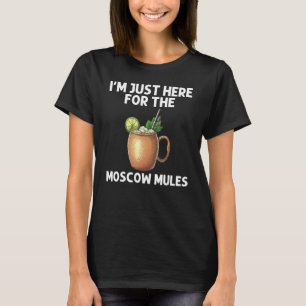 Cool Moscow Mule For Men Women Mug Vodka Cocktail  T-Shirt