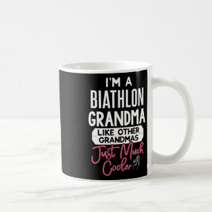 Cool Mothers Day Biathlon Grandma Coffee Mug