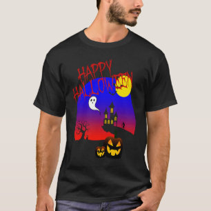 Cool motif without costume on Halloween T-Shirt
