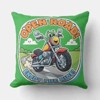 Cool Motorcycle-Adventurous Nursery Decor Cushion