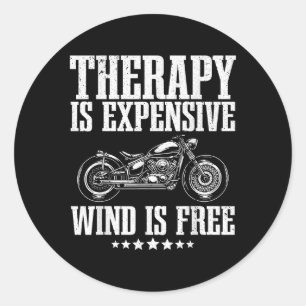 Cool Motorcycle For Men Women Motorcycle Lovers Bi Classic Round Sticker