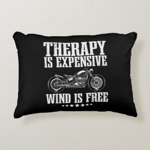 Cool Motorcycle For Men Women Motorcycle Lovers Bi Decorative Cushion
