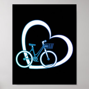 Cool Mountain Bike Biking Lover Teen Girl Boy Bike Poster