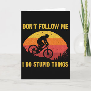 Cool Mountain Biking For Men Women Biker Mtb Bicyc Card