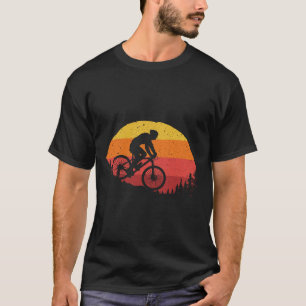 Cool Mountain Biking For Men Women Vintage Cycling T-Shirt