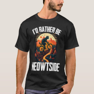Cool Mountain Biking MTB Biker Cats For Men Women T-Shirt
