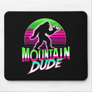 Cool Mountain Dude Bigfoot Sasquatch Hiking Gift  Mouse Pad