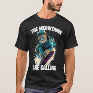 Cool Mountain Skier Snowboard For Men Women Kids S T-Shirt