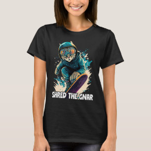 Cool Mountain Skier Snowboard For Men Women Kids S T-Shirt