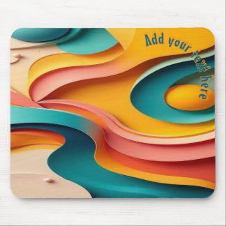 Cool mouse pad 3d colour