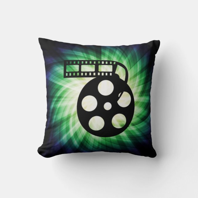 Cool Movie Film Reel Cushion (Front)