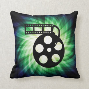 Cool Movie Film Reel Cushion