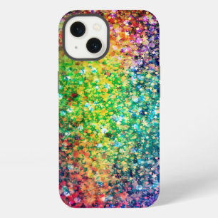 Cool Multicolor Retro Glitter & Sparkles Pattern 2 iPhone 13 Case