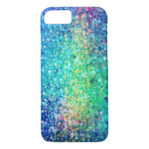 Cool Multicolor Retro Glitter & Sparkles Pattern 3 iPhone 8/7 Case