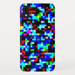 COOL Multicolor Square Lined Pattern iPhone XR Case