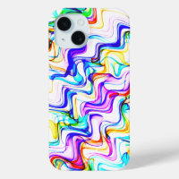 Cool Multicolored Wavy Zig Zag Pattern