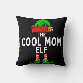 Cool Mum Elf Matching Family Christmas Women  Cushion