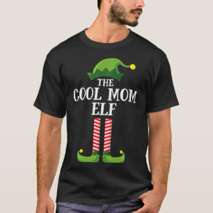 Cool Mum Elf Matching Family Group Christmas Party T-Shirt