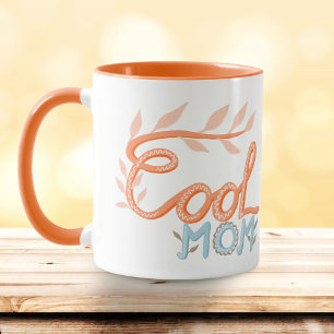 Cool Mum Hand Lettering Mother`s Day Mug