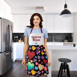 Cool Mum Hearts  Apron