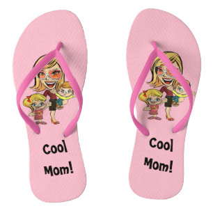 Cool Mum Pink Flip Flops