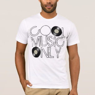 cool music only, vinyl record T-Shirt
