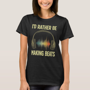 Cool Music Producer Art For Men Women Disc Jockey T-Shirt
