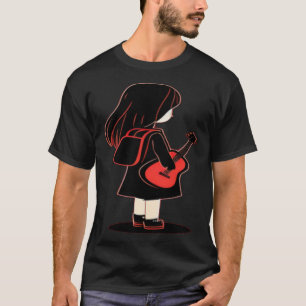 Cool musical Guitar Girl T-Shirt