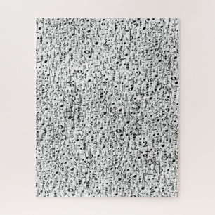 Cool Musical Notes and Symbols Random Pattern Jigsaw Puzzle