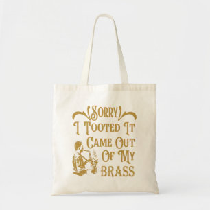 Cool Musician Out Of My Brass Saxophone Player Tote Bag