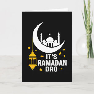Cool Muslim Ramadan Praying Faith Worship Card