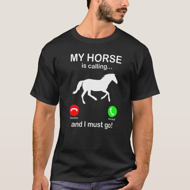 Cool My Horse Calling T-Shirt (Front)