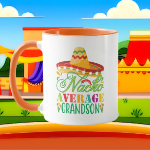 Cool Nacho average Grandson add name Mug