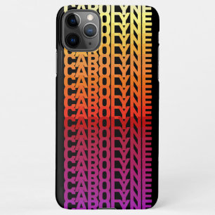 Cool Name Pattern Rainbow Colour Gradient Ombre Ar iPhone 11Pro Max Case