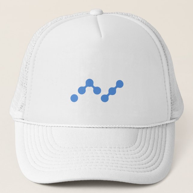 Cool Nano Cryptocurrency Coin Sign Trucker Hat (Front)