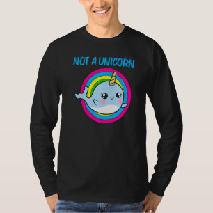 Cool Narwhal For Men Women Rainbow Tusk Sea Unicor T-Shirt