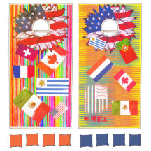 Cool National American Flag with other Pennants