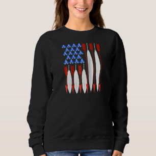 Cool Native American Flag Pride Usa Funny Patrioti Sweatshirt