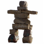 Cool Native American Inukshuk 2 Sculpted Gift Photo Sculpture Key Ring<br><div class="desc">A mystical Native American Inukshuk Symbol of Power Magnet for history-lovers! This very cool image features a very recognisable Inuit Inukshuk or stone man (Cairn), used by Inuit Eskimo and other North American Indian tribes to show ways to safety and shelter in the wilderness. This incredible image makes a fab...</div>