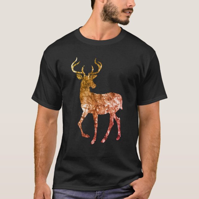 Cool Nature Wildlife Deer Shirt Design (Front)