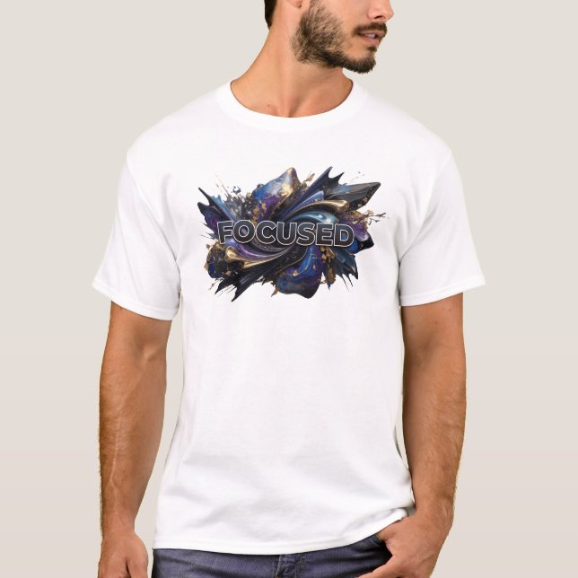 Cool Navy FOCUSED Tee (Front)