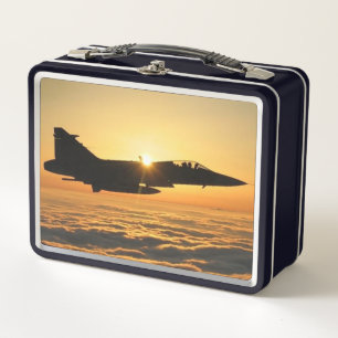 Cool Navy Jet Metal Lunch Box