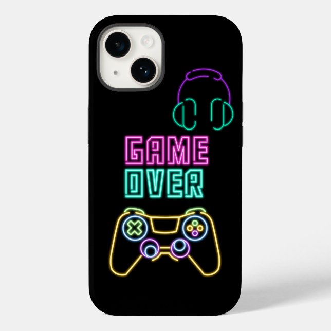Cool Neon video game, Case-Mate iPhone Case (Back)