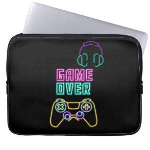 Cool Neon video game. Laptop Sleeve