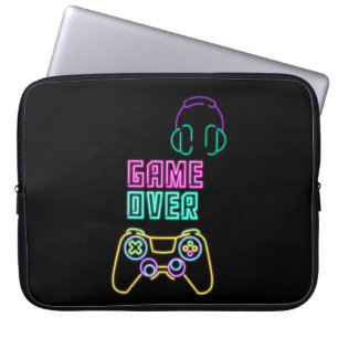 Cool Neon video game. Laptop Sleeve