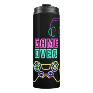 Cool Neon video game. Thermal Tumbler